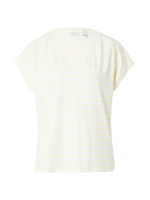 Foto van product b.young Shirt 'PANDINNA' pasteelgeel / wit