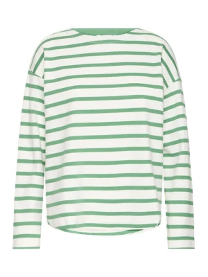 Foto van product b.young Shirt ' Ramsi ' groen / wit