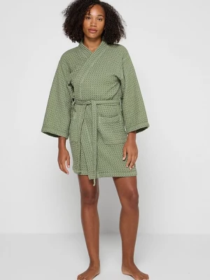 Foto van product Badjas BIANCOPERLA olijfgroen