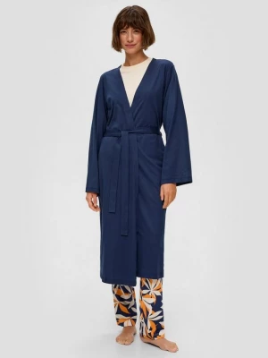 Foto van product Badjas van een modalmix s.Oliver blauw