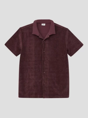 Foto van product Badstof shirt met korte mouwen en knoopsluiting s.Oliver rood