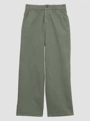 Foto van product Baggy broek / Relaxed Fit / Halfhoog / Wijde pijpen s.Oliver olijfgroen