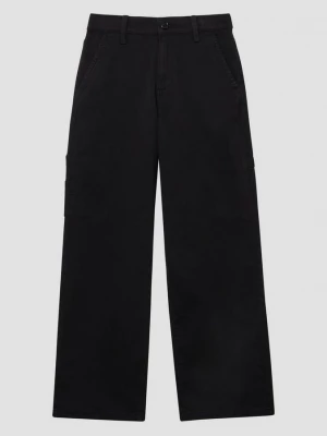 Foto van product Baggy / Relaxed Fit / Halfhoog / Wijde pijpen / Werkerstijl s.Oliver zwart