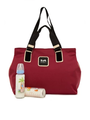 Foto van product Bagmori Luiertas beige / bordeaux / zwart