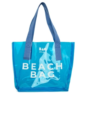 Foto van product Bagmori Strandtas blauw / wit