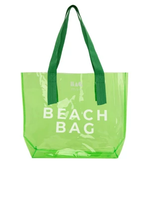 Foto van product Bagmori Strandtas groen / wit