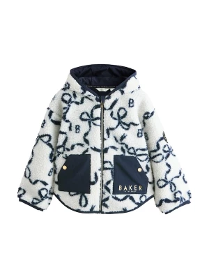 Foto van product Baker by Ted Baker Fleece jas donkerblauw / wit