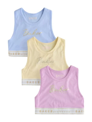 Foto van product Baker by Ted Baker Top lichtblauw / pasteelgeel / goud / pitaja roze