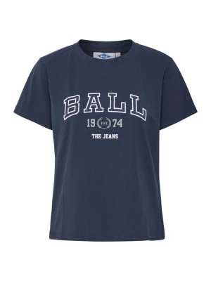 Foto van product Ball Shirt 'SATINO' donkerblauw / wit