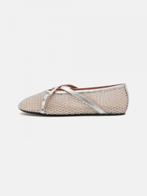 Foto van product Ballerina's met enkelbandjes DACCORI zilverkleurig
