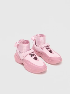 Foto van product Ballerina's met enkelbandjes Jordan donkerroze