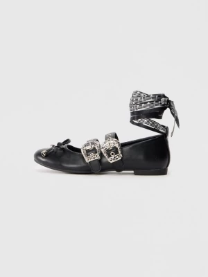 Foto van product Ballerina's met enkelbandjes Koi Footwear zwart
