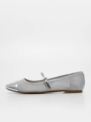 Foto van product Ballerina's met enkelbandjes Michael Kors zilverkleurig