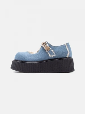 Foto van product Ballerina's met enkelbandjes MOSCHINO blauw
