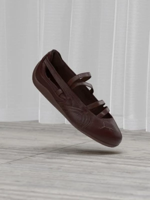 Foto van product Ballerina's met enkelbandjes Puma bruin