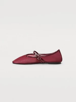 Foto van product Ballerina's met enkelbandjes Steve Madden bordeauxrood