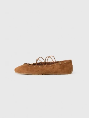 Foto van product Ballerina's met enkelbandjes Steve Madden bruin