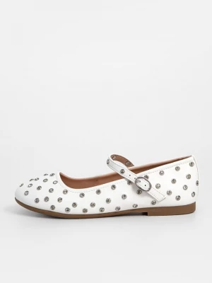 Foto van product Ballerina's met enkelbandjes Steve Madden wit