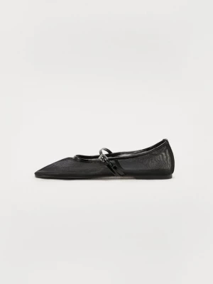 Foto van product Ballerina's met enkelbandjes Steve Madden zwart