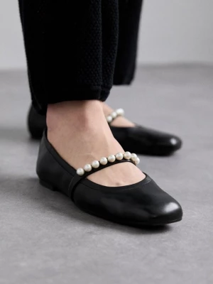 Foto van product Ballerina's met enkelbandjes Stuart Weitzman zwart