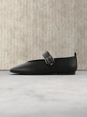 Foto van product Ballerina's met enkelbandjes Tommy Jeans zwart