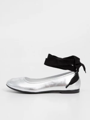 Foto van product Ballerina's met enkelbandjes TWINSET zilverkleurig