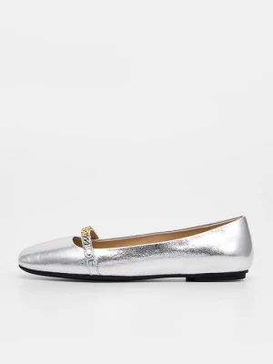 Foto van product Ballerina's Pinko zilverkleurig