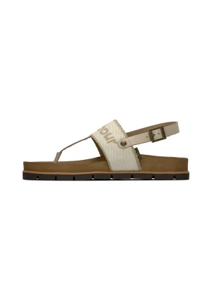 Foto van product Barbour Teenslipper 'Lumley' beige / donkerbeige / eierschaal