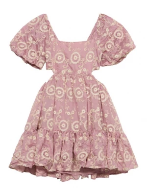 Foto van product Bardot Junior Jurk 'ELLE' pasteelgeel / oudroze