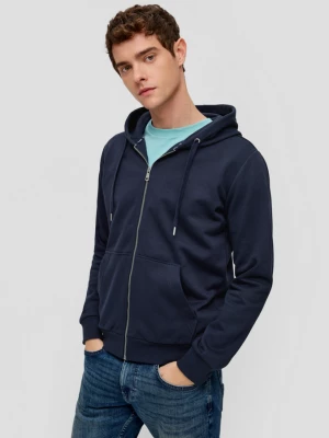 Foto van product Basic sweatjack met capuchon QS blauw
