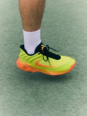 Foto van product Basketbalschoenen Nike neongroen