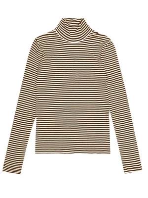 Foto van product BASSIGUE Trui donkerbeige / wit