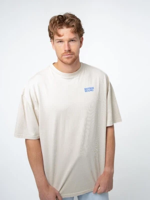 Foto van product BAYSIDE BOUND Oversized shirt 'THE RUNNING UNISEX OVERSIZE TEE' lichtbeige
