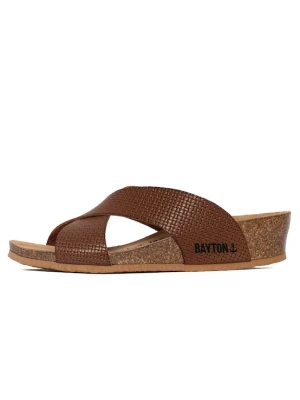 Foto van product Bayton Muiltjes 'Marta' bruin / zwart