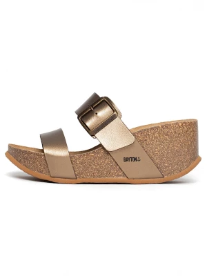 Foto van product Bayton Muiltjes 'Newcastle' bruin / brons