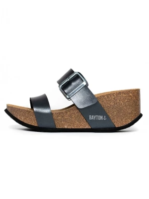 Foto van product Bayton Muiltjes 'Newcastle' bruin / zwart