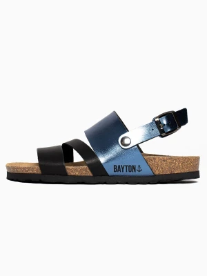 Foto van product Bayton Sandalen met riem 'Vitoria' zilver / wit