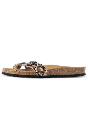 Foto van product Bayton Teenslipper 'Junon' bruin / zwart