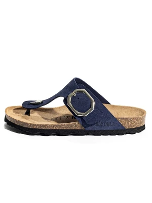 Foto van product Bayton Teenslipper 'Mercure' navy / zwart / zilver