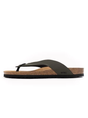 Foto van product Bayton Teenslippers 'Lucca' kaki / zwart