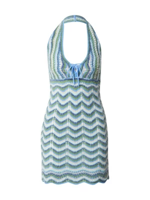 Foto van product BDG Urban Outfitters Gebreide jurk blauw / lichtblauw / groen / wit