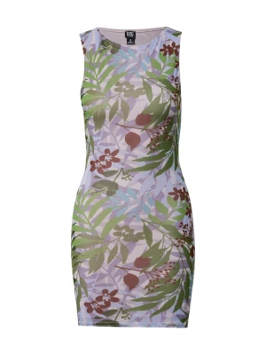 Foto van product BDG Urban Outfitters Jurk 'AUSTIN' lichtblauw / roestbruin / groen / lichtlila