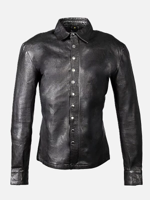 Foto van product Be Noble Overhemd 'Lederhemd - Lederjacke Orlando' zwart Be Noble