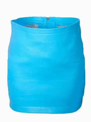 Foto van product Be Noble Rok 'Lederrock aus ECHT Leder als Minirock in hellblau' aqua Be Noble