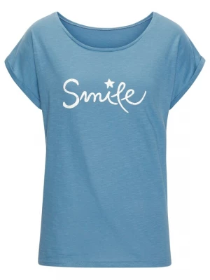 Foto van product BEACH TIME Shirt hemelsblauw / wit