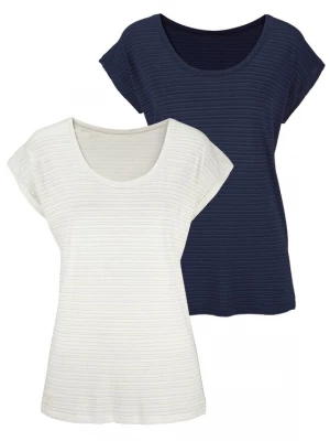 Foto van product BEACH TIME Shirt navy / offwhite