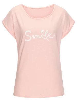 Foto van product BEACH TIME Shirt perzik / wit