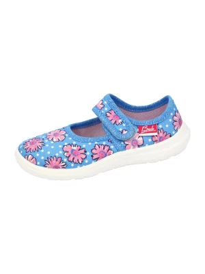 Foto van product BECK Huisschoenen lichtblauw / rosa / zwart / wit