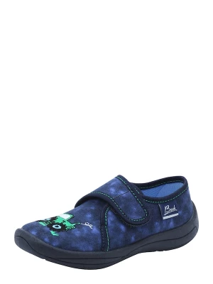 Foto van product BECK Huisschoenen 'Little Farm' blauw / donkerblauw / lichtgroen