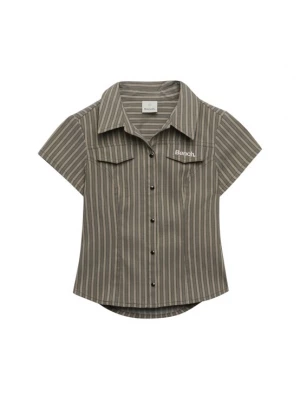 Foto van product BENCH Blouse 'Bench X Superdry & Co' beige / donkerbeige / brokaat